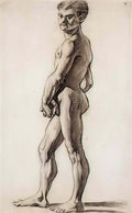 Paul Cezanne a male nude 1863 Art A4 Photo Print