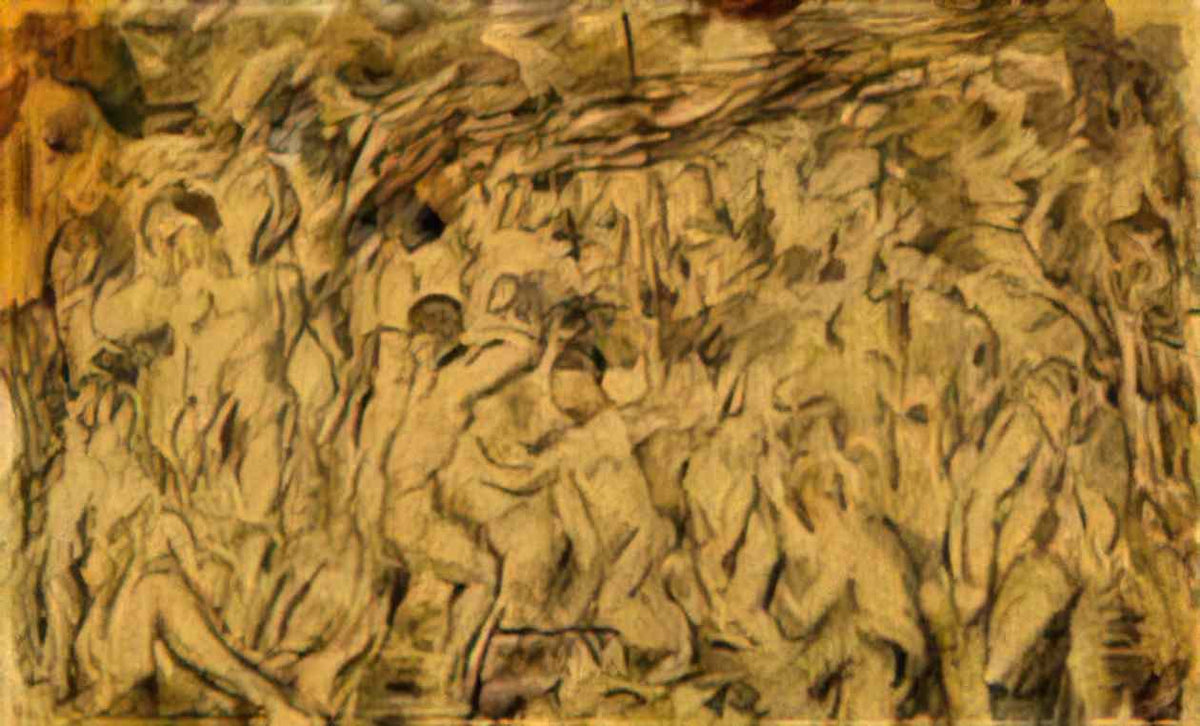 Paul Cezanne bathers 1890 Art A4 Photo Print
