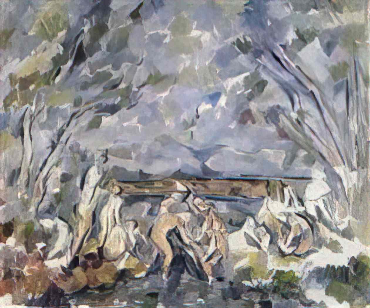 Paul Cezanne bathers 2 Art A4 Photo Print