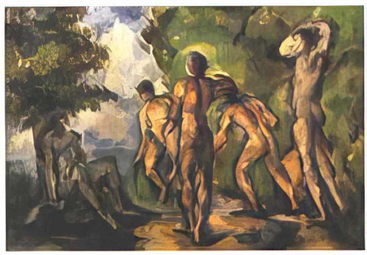 Paul Cezanne bathers at rest Art A4 Photo Print