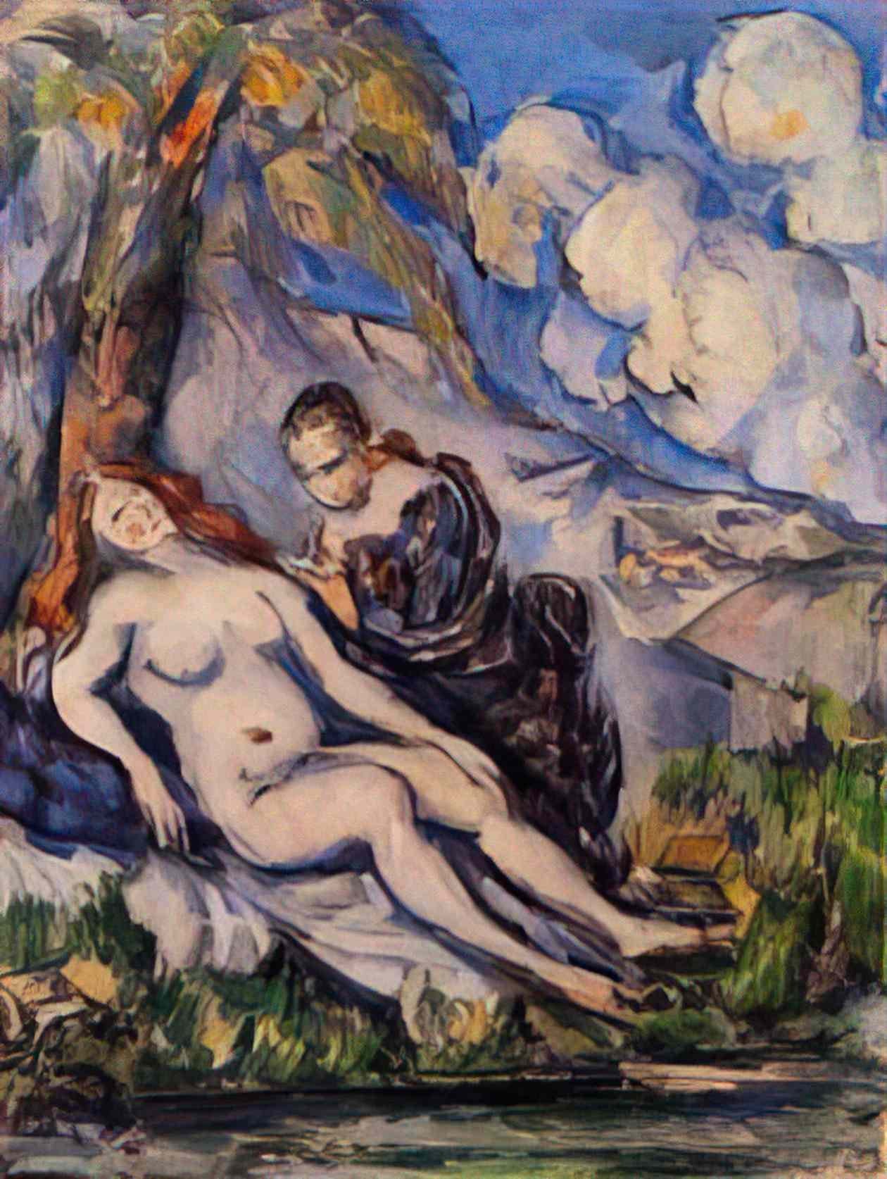 Paul Cezanne bathsheba 1 Art A4 Photo Print