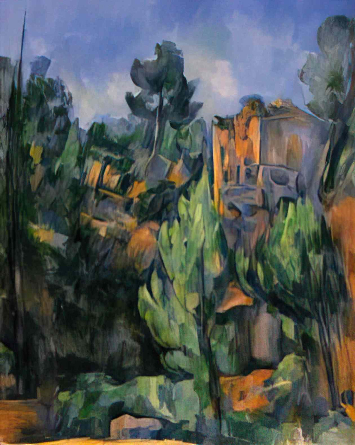 Paul Cezanne bibemus quarry 1898 Art A4 Photo Print