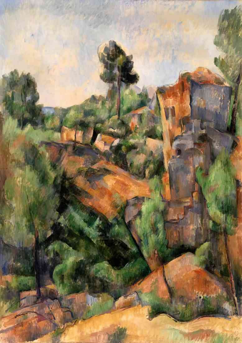 Paul Cezanne bibemus quarry A4 Photo Print