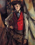 Paul Cezanne boy in a red vest 1888 Art A4 Photo Print
