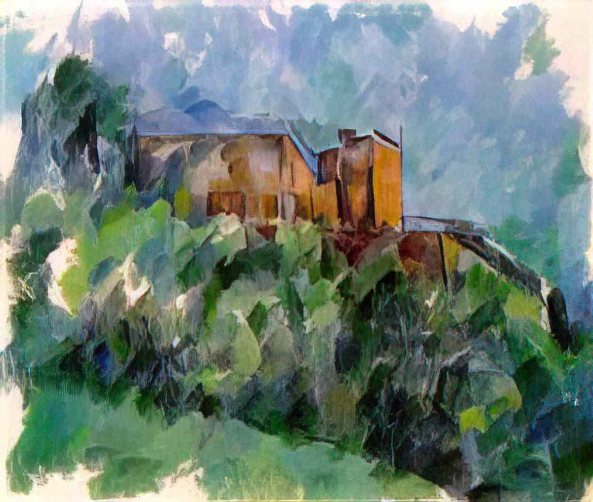 Paul Cezanne chateau noir 3 Art A4 Photo Print