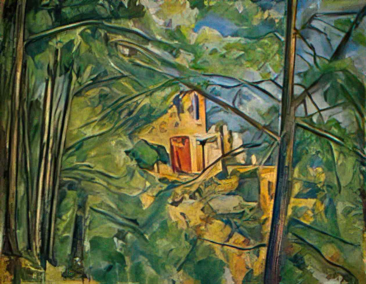 Paul Cezanne chateau noir 4 Art A4 Photo Print
