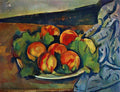 Paul Cezanne dish of peaches Art A4 Photo Print