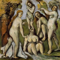 Paul Cezanne five bathers 1887 Art A4 Photo Print