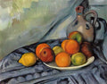 Paul Cezanne fruit and jug on a table Art A4 Photo Print