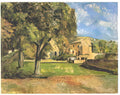 Paul Cezanne horse chestnut trees in jas de bouffan Art A4 Photo Print