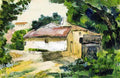 Paul Cezanne house in provence 1867 Art A4 Photo Print