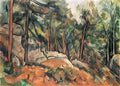Paul Cezanne in the forest 1899 Art A4 Photo Print