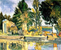 Paul Cezanne jas de bouffan the pool Art A4 Photo Print