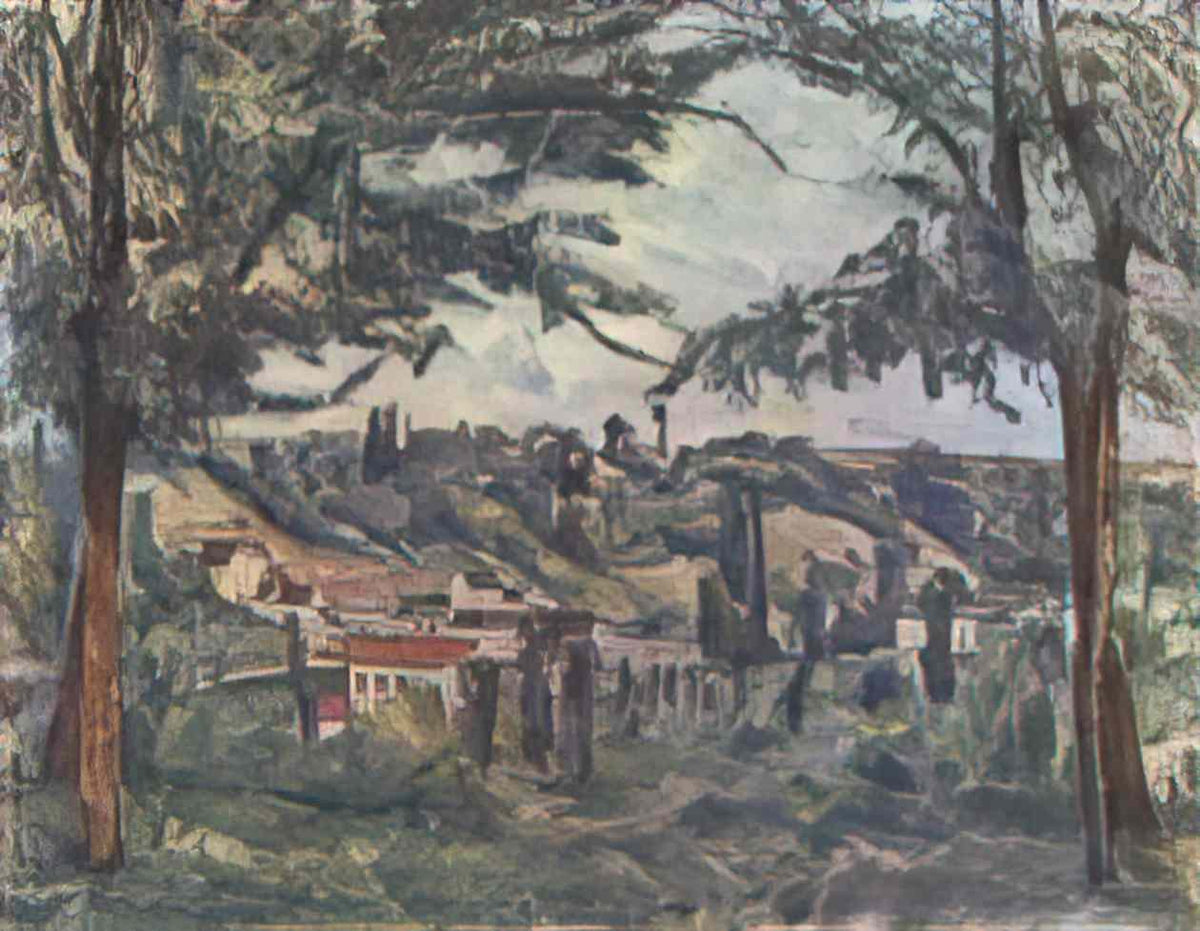 Paul Cezanne landscape Art A4 Photo Print