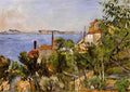 Paul Cezanne landscape study after nature 1876 Art A4 Photo Print
