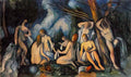 Paul Cezanne large bathers Art A4 Photo Print