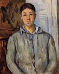 Paul Cezanne madame cezanne in blue 1890 Art A4 Photo Print