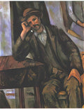 Paul Cezanne man smoking a pipe Art A4 Photo Print