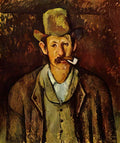 Paul Cezanne man with a pipe 1892 Art A4 Photo Print