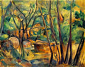 Paul Cezanne millstone and cistern under trees Art A4 Photo Print