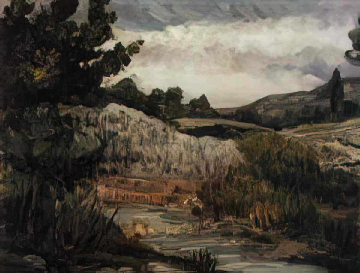 Paul Cezanne mont sainte victoire 1867 Art A4 Photo Print