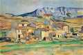 Paul Cezanne mont sainte victoire 2 Art A4 Photo Print