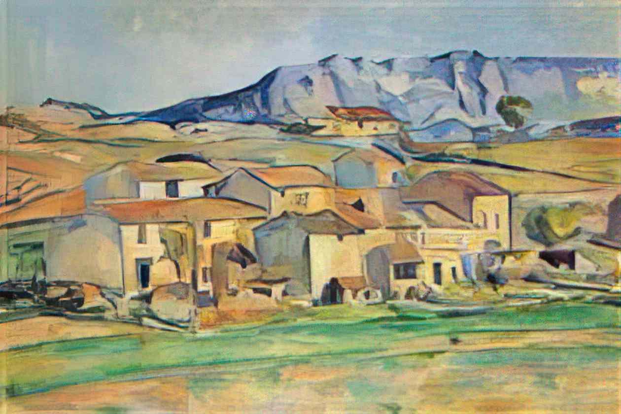 Paul Cezanne mont sainte victoire 2 Art A4 Photo Print