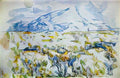Paul Cezanne mont sainte victoire 5 Art A4 Photo Print