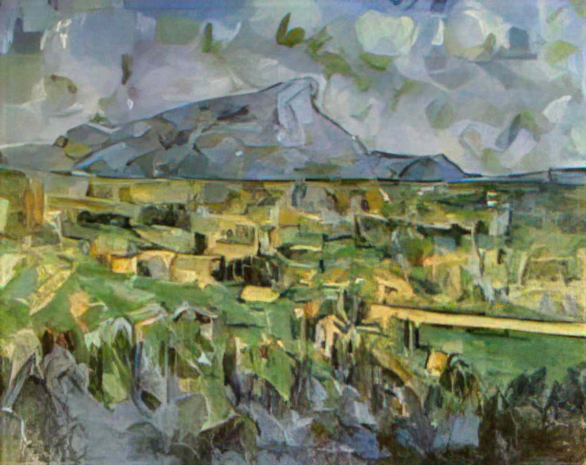 Paul Cezanne mont sainte victoire 7 Art A4 Photo Print