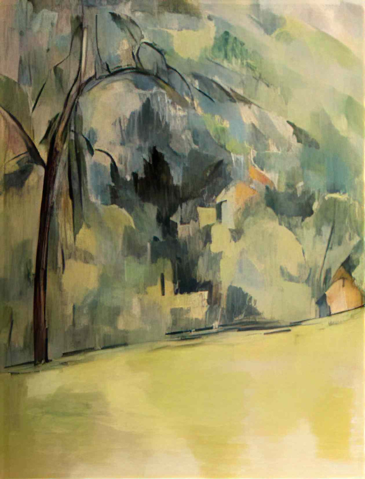 Paul Cezanne morning in provence Art A4 Photo Print
