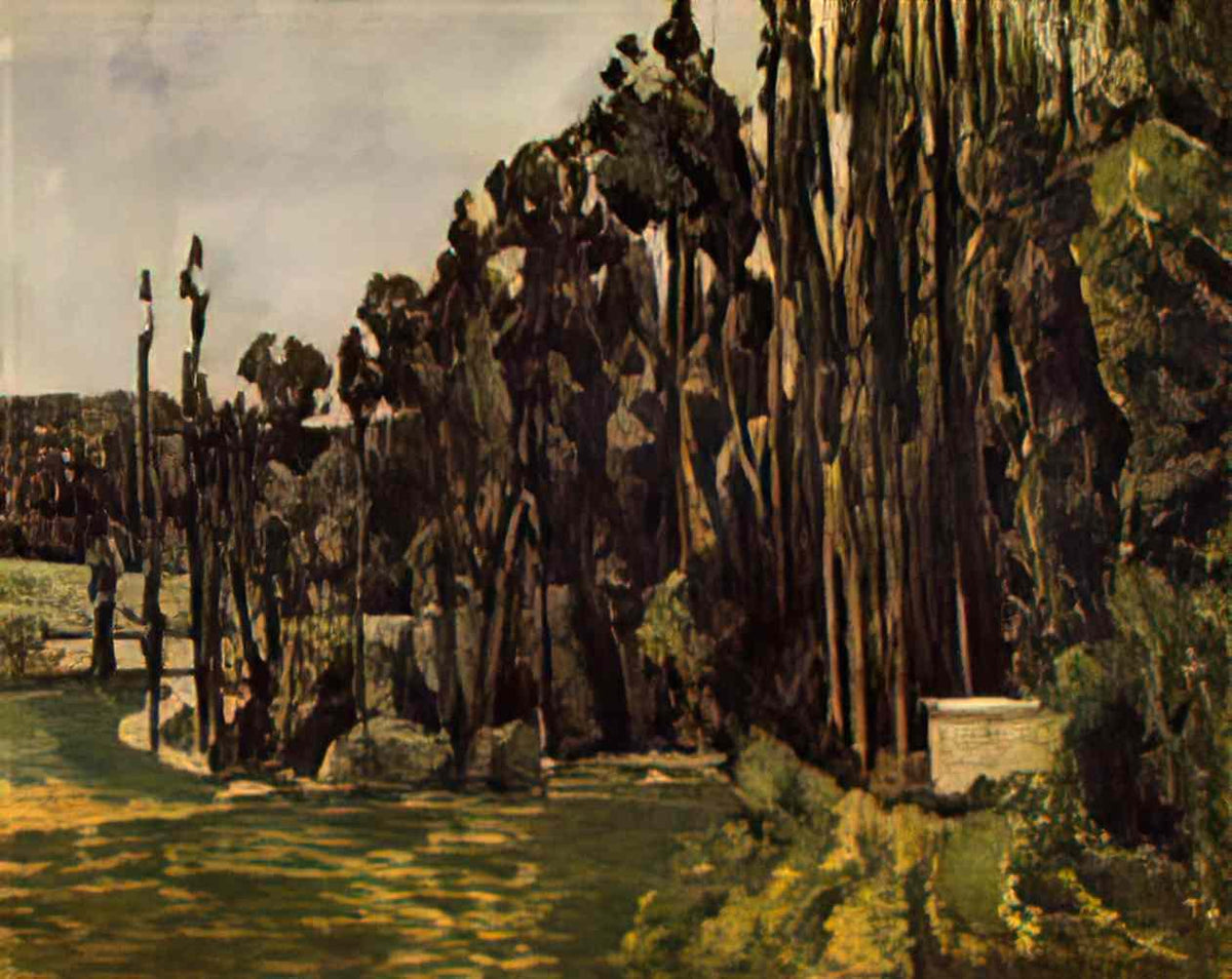 Paul Cezanne poplars 1880 Art A4 Photo Print