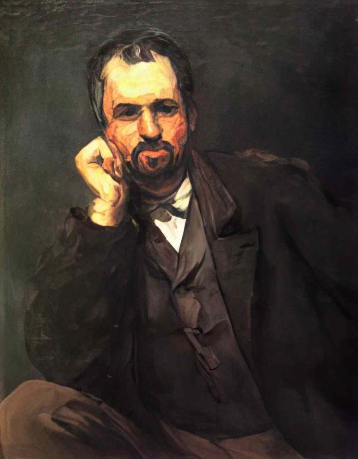 Paul Cezanne portrait of a man Art A4 Photo Print