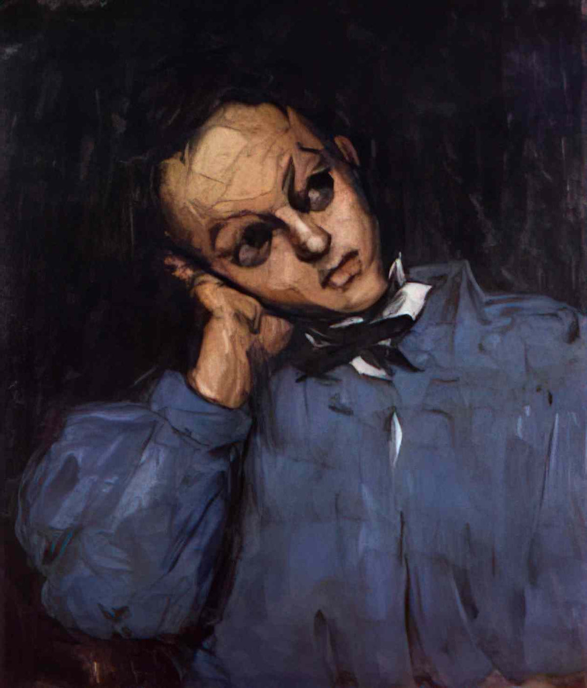 Paul Cezanne portrait of a young man 1866 Art A4 Photo Print