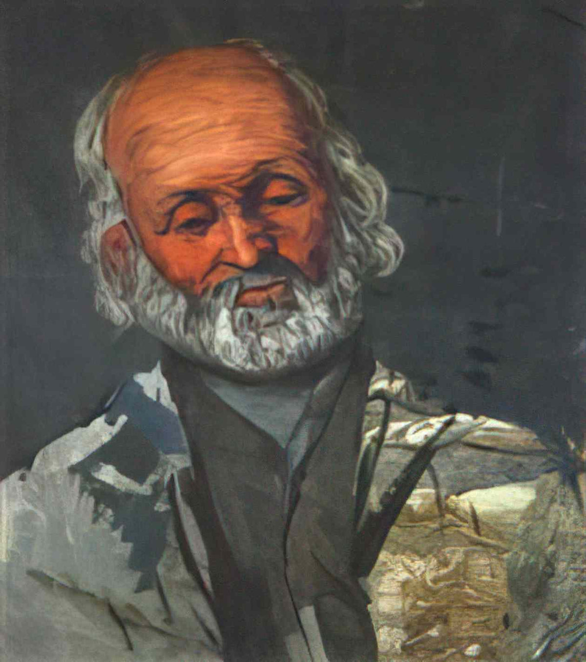 Paul Cezanne portrait of an old man Art A4 Photo Print