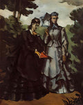 Paul Cezanne promenade 1871 Art A4 Photo Print