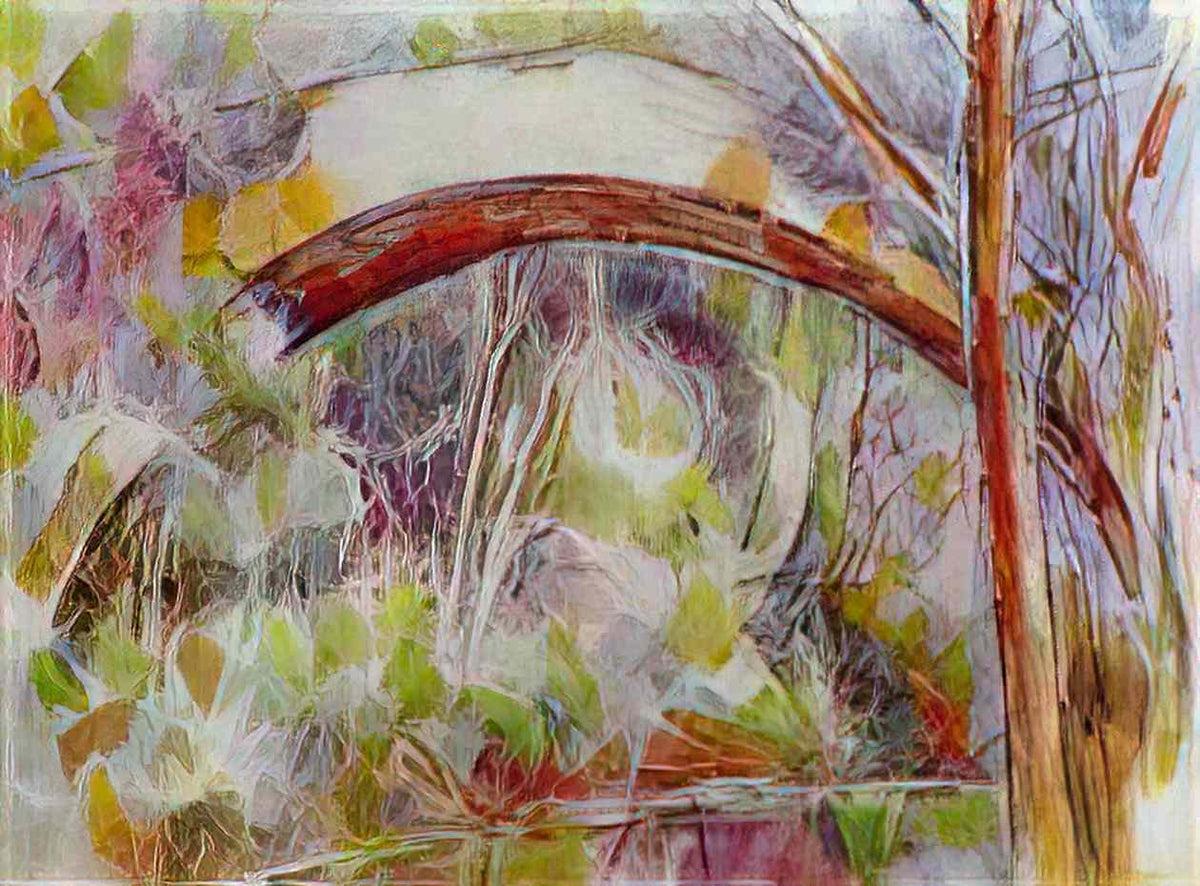 Paul Cezanne river at the bridge of the three sources 1906 Art A4 Photo Print