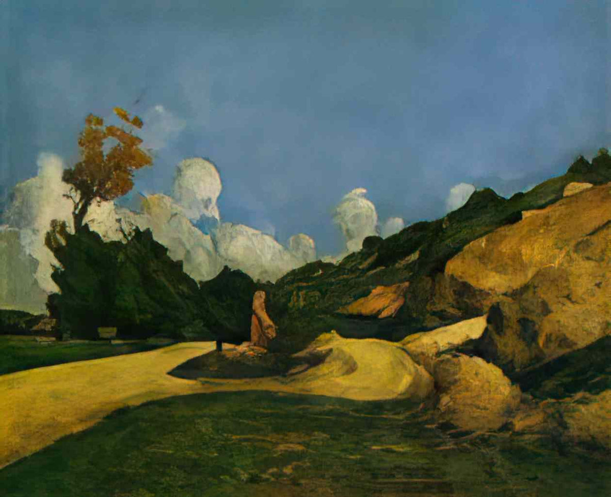 Paul Cezanne road 1871 Art A4 Photo Print