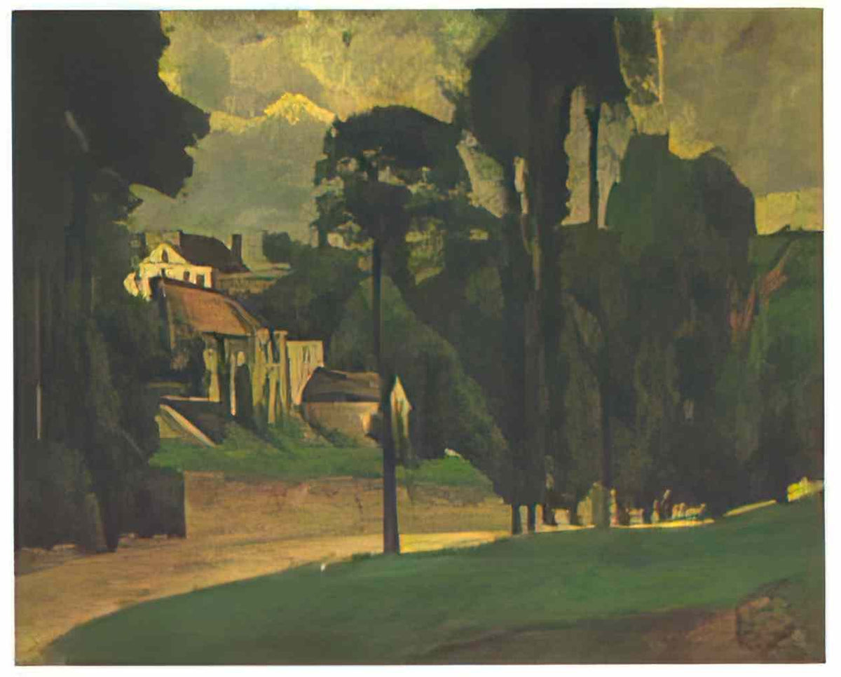 Paul Cezanne road at pontoise 1875 Art A4 Photo Print