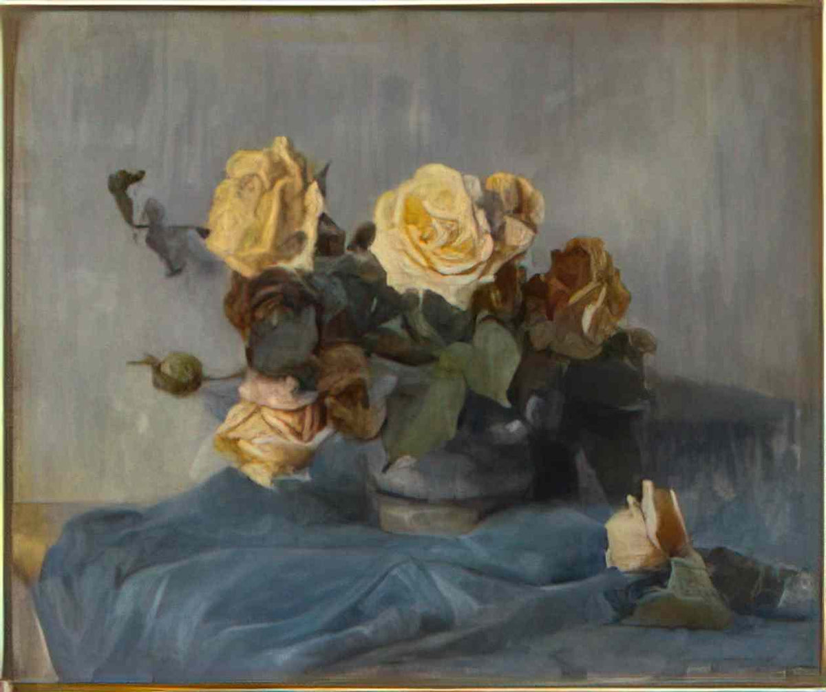 Paul Cezanne rose bouquet 1884 Art A4 Photo Print