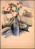 Paul Cezanne roses in a bottle 1904 Art A4 Photo Print