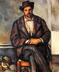Paul Cezanne seated peasant 1900 Art A4 Photo Print