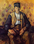 Paul Cezanne seated peasant Art A4 Photo Print