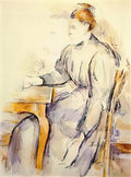 Paul Cezanne seated woman 1895 Art A4 Photo Print