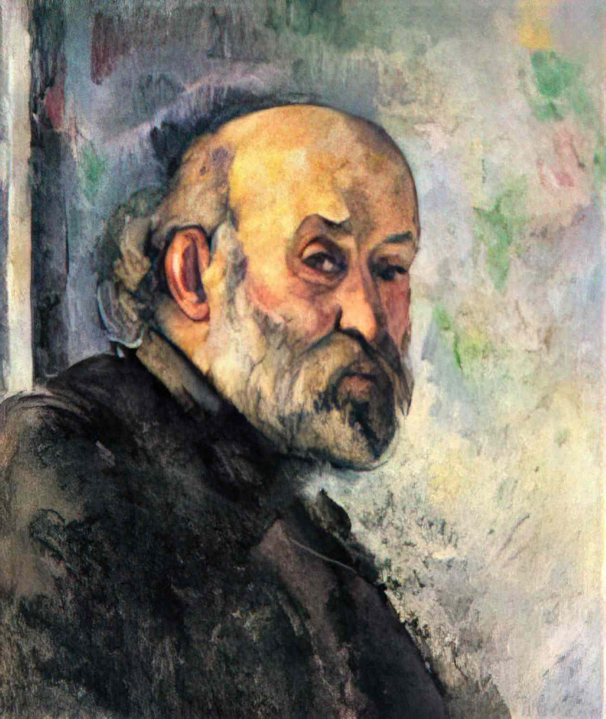 Paul Cezanne self portrait 1 Art A4 Photo Print