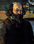 Paul Cezanne self portrait 1875 Art A4 Photo Print