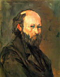 Paul Cezanne self portrait 1880 Art A4 Photo Print