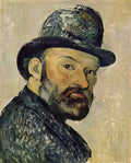 Paul Cezanne self portrait 1887 Art A4 Photo Print