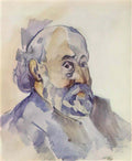 Paul Cezanne self portrait 2 Art A4 Photo Print