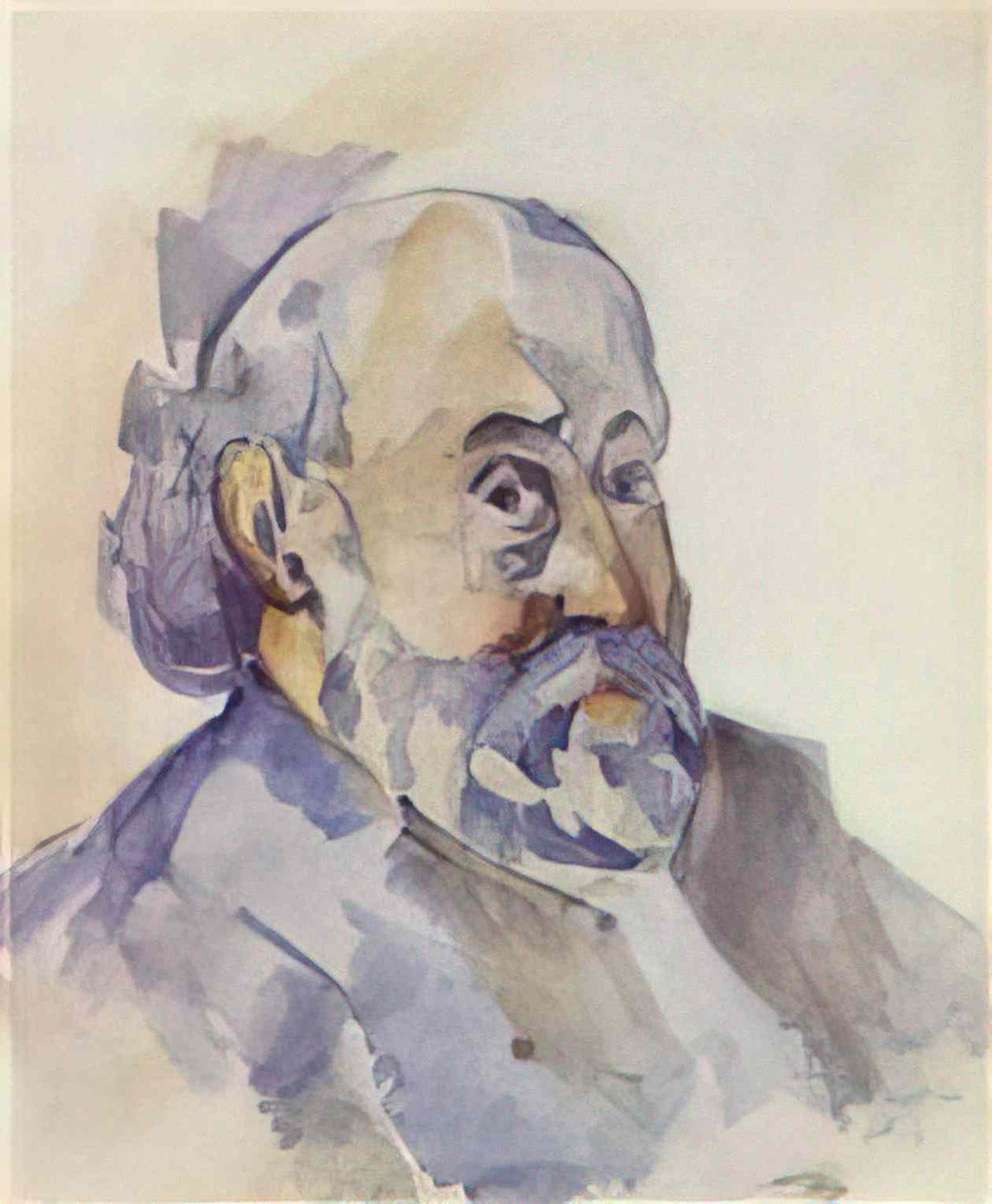 Paul Cezanne self portrait 2 Art A4 Photo Print
