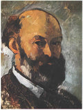 Paul Cezanne self portrait Art A4 Photo Print